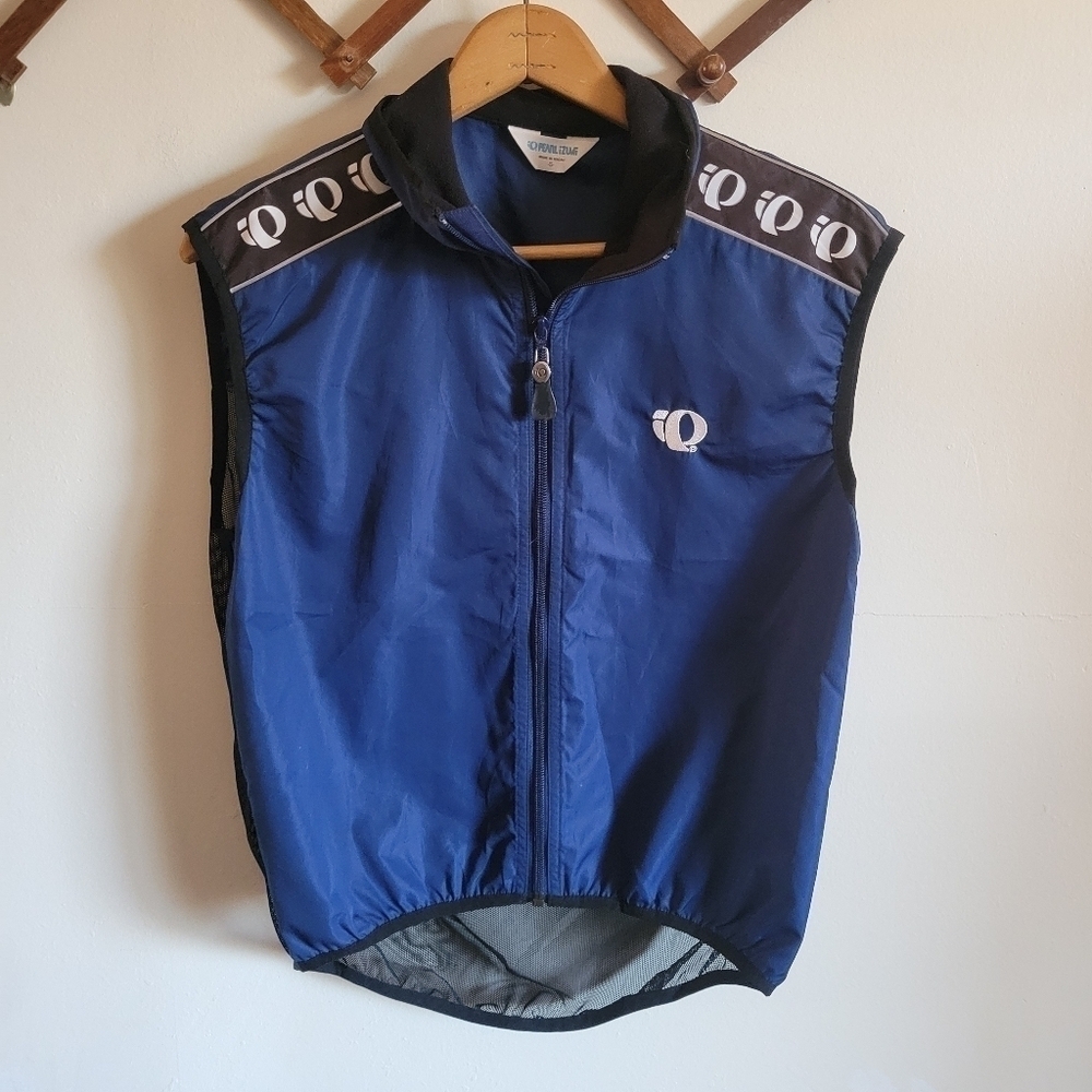 Vintage Pearl Izumi Cycling Vest Mesh Blue Black Small